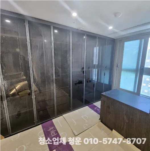 판교 준공청소 아파트 인테리어 후 깔끔한 청소 현장 사진 3