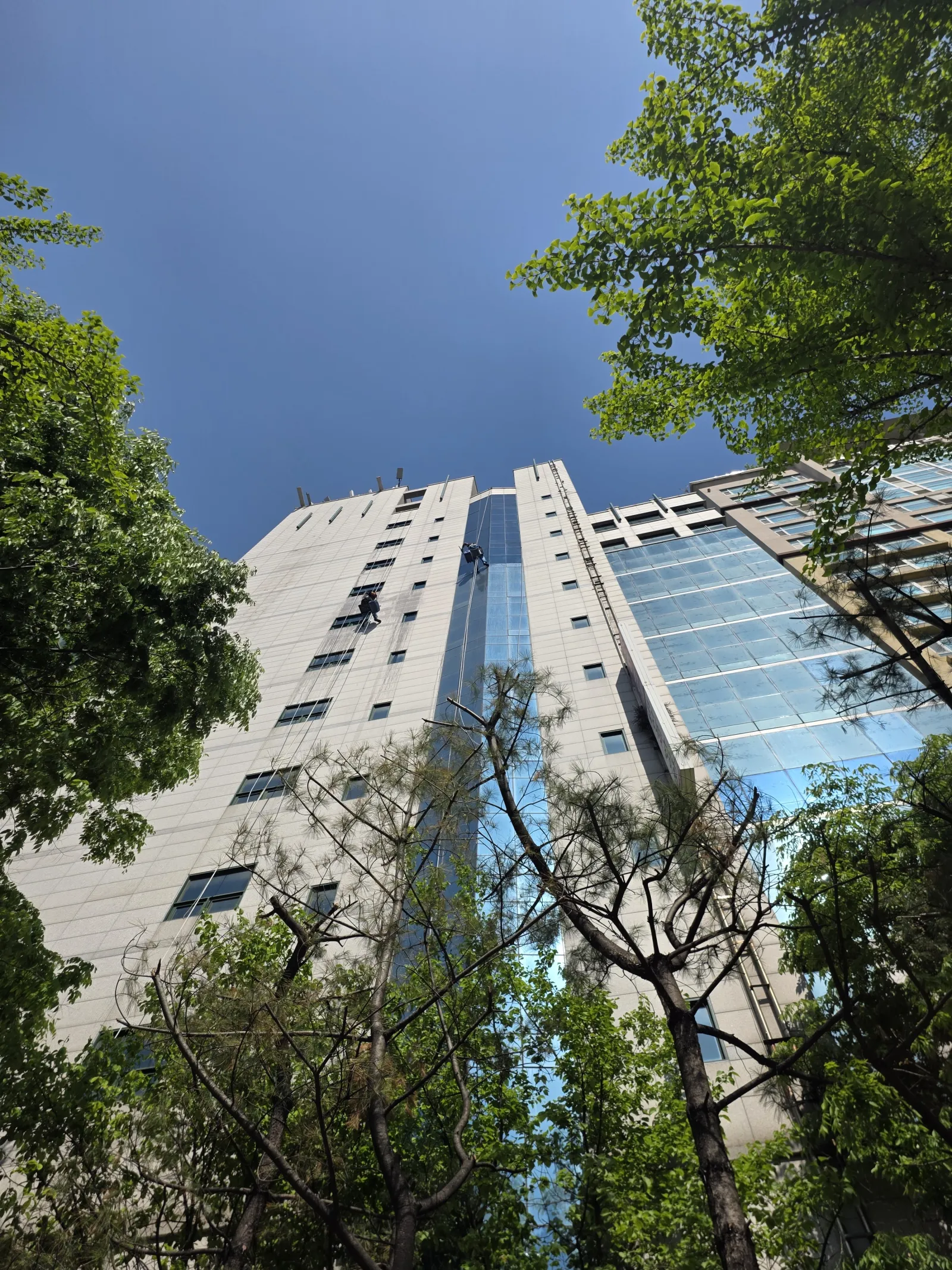 아산 탕정 외벽청소, 빌딩 간판 자국 제거와 외창 청소까지 깔끔하게 현장 사진 4